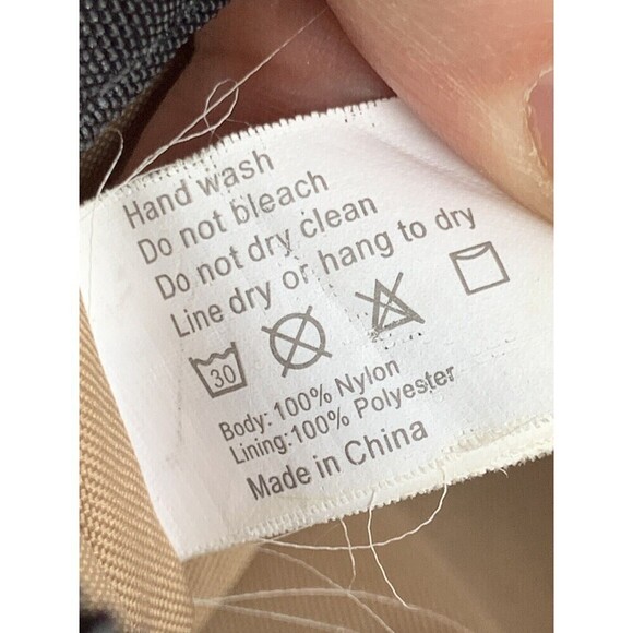 Baggallini Nylon Crossbody Black Leopard Print Zip Adjustable Travel Purse Bag - Picture 11 of 16